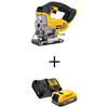 20V max cordless jig saw with Powerstack battery starter kit.