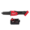 M18 fuel 18V brushless cordless die grinder with 5.0Ah battery—includes braking feature.
