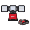 M18 18-Volt Lith-Ion Cordless 4500 Lumens ROVER Dual Power Triple-Panel Flood & Area Light