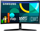 Samsung 24" S3 Curved LED FHD Monitor (100Hz, HDMI, D-sub) - Black.