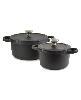 BergHOFF Leo Graphite 4pc Cast Iron Cookware Set - Black