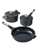 BergHOFF Leo Phantom 5pc Nonstick Ceramic Cookware Set