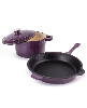 BergHOFF Neo 3pc Cast Iron Cookware Set, Fry Pan & Round Dutch Oven
