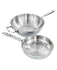 BergHOFF DiNA Helix 2pc Recycled 18/10 Stainless Steel Stir Fry Cookware Set
