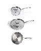 BergHOFF Professional 5pc Tri-Ply 18/10 Stainless Steel Starter Cookware Set