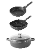 BergHOFF Gem 4Pc Nonstick Cast Aluminum Cookware Set