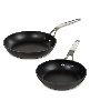 BergHOFF Essentials 2Pc Non-stick Hard Anodized Fry Pan Set, Black - Black