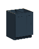 27 Inch Wide Full Height Door Base Cabinet