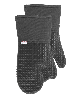 T-Fal Flexible Waffle Silicone Oven Mitt, Set of 2 - Charcoal