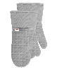 T-Fal Flexible Waffle Silicone Oven Mitt, Set of 2 - Gray