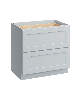36" W Double Drawers Base Cabinets
