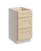 Boyel Living 18 3-Drawer Base Cabinet - Versa Shaker