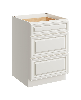 Boyel Living 24" 3-Drawer Base Cabinet
