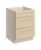 Boyel Living 24" 3-Drawer Base Cabinet