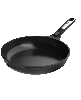 BergHOFF Leo Phantom Nonstick Ceramic 12.75" Fry Pan, Recycled - Black