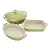 Staub Stoneware 4-pc, Macaron Mixed Baking Dish Set