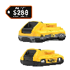 20V MAX Lithium-Ion 4.0 Ah and 2.0Ah Battery Packs (2-Pack)
