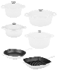 BergHOFF Neo 10pc Cast Iron Cookware Set - White
