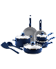 GreenPan Dover Ceramic Nonstick 12-Piece Cookware Set - Twilight