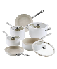 Circulon LaserDefense Ceramic Nonstick 10-Pc. Cookware Set - White