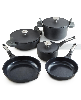 BergHOFF Leo Phantom 8pc Nonstick Ceramic Cookware Set