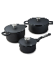 BergHOFF Leo Phantom 6pc Nonstick Ceramic Cookware Set