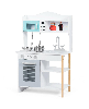 Sugift Kids Kitchen Cookware Pretend Cooking Food Play Set - White