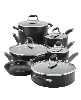 Anolon Advanced Home Hard-Anodized Nonstick Cookware Set, 11 Piece - Onyx