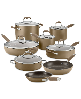 Anolon Advanced Home Nonstick Hard-Anodized 14-Pc. Cookware Set - Bronze
