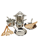 Basic Essentials Induction-Ready Stainless Steel 14-Pc. Cookware Set