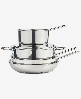Arch Studio 5-Pc. Stackable Stainless Steel Cookware Set