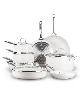 Gotham Steel Pro Natural Collection 13-Piece Ceramic Coating Nonstick Cookware Set - Cream