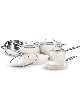 Gotham Steel Pro Hammered Collection 10-Piece Ceramic Coating Nonstick Cookware Set - Cream