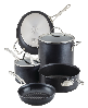 AnolonX Hybrid 7-Piece Nonstick Cookware Induction Pots and Pans Set