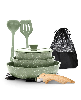 Piscifun 10 Piece Non Stick Detachable Handle Stackable Cookware Set
