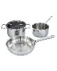 BergHOFF DiNA Helix 5pc Recycled 18/10 Stainless Steel Cookware Set