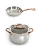 Ouro Gold 3pc 18/10 Stainless Steel Cookware Set
