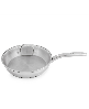 BergHOFF Belly 18/10 Stainless Steel 2.5 Quart Skillet with Glass Lid