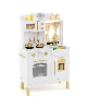 Hongge Height-Adjustable Ice-Making Wooden Play Kitchen