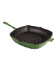 BergHOFF Neo 11" Cast Iron Square Grill Pan - Green