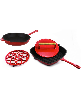 BergHoff Neo Cast Iron 4-Pc. Set - Red