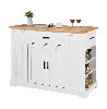 Sugift Kitchen Island Cart