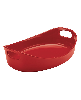 Rachael Ray Stoneware Bubble and Brown 4.5-Qt. Oval Baker - Red