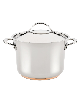 Anolon Nouvelle Copper Stainless Steel 6.5-Qt. Stockpot with Lid - Stainless Steel