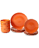 Infuse 12 Pc. Stoneware Dinnerware Set