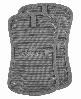 All-Clad Ribbed Silicone Cotton Twill Pot Holder, Set of 2 - Pewter