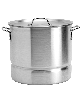 Latin Aluminum 3 Piece 32 Quart Steamer Set