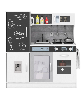 Sugift Pretend Play Kitchen with Utensils for Kids Aged 3+ - Grey
