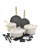 GreenPan GP5 Champagne Healthy Ceramic Nonstick 11-Piece Set - Cream