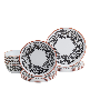 Infuse Melamine 12 Pc. Dinnerware Set, Service for 4